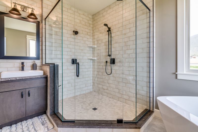 Elegant Shower Area Renovation