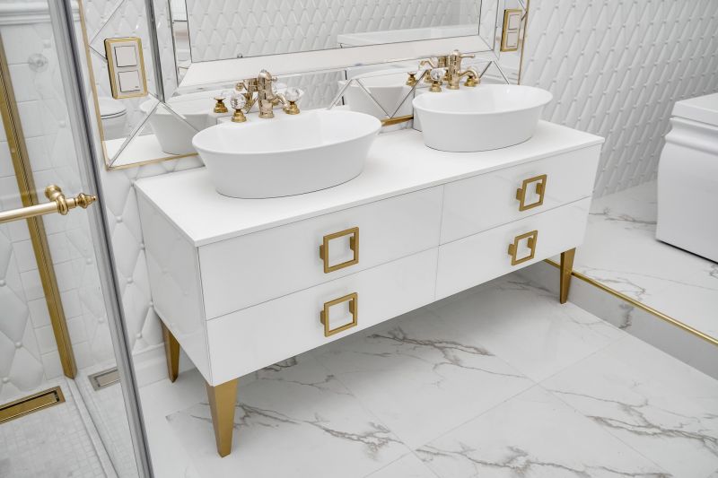 Luxurious Vanity with Double Sinks